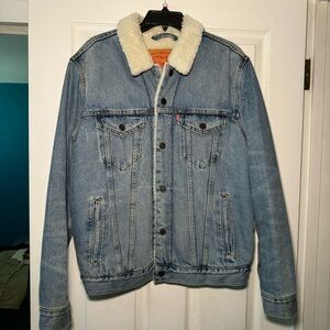 Blue Denim Sherpa Levi’s Jacket